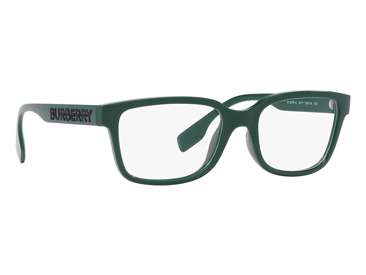 小物 Burberry rimless glasses burberry check Burberry Men's Semi-rimless Eyeglasses Matte Blue Unboxing