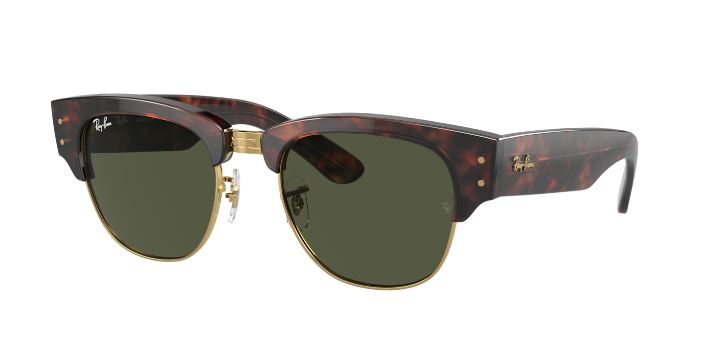Ray-Ban RB0316S Mega Clubmaster Tortoise On Gold