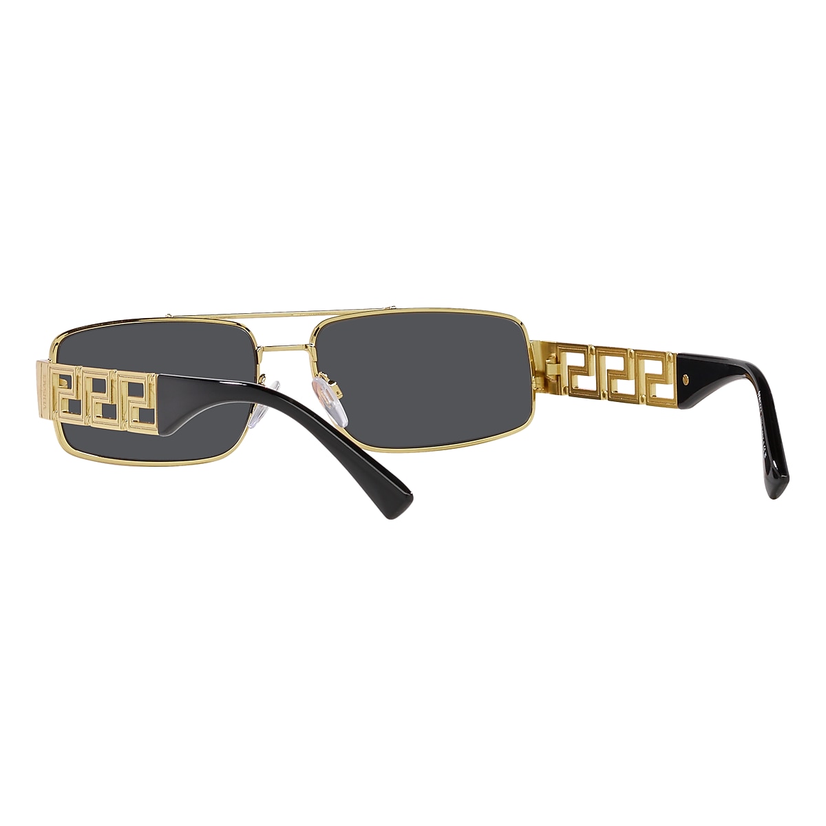 Amazon.com: Versace Man Sunglasses Pale Gold Frame, Light
