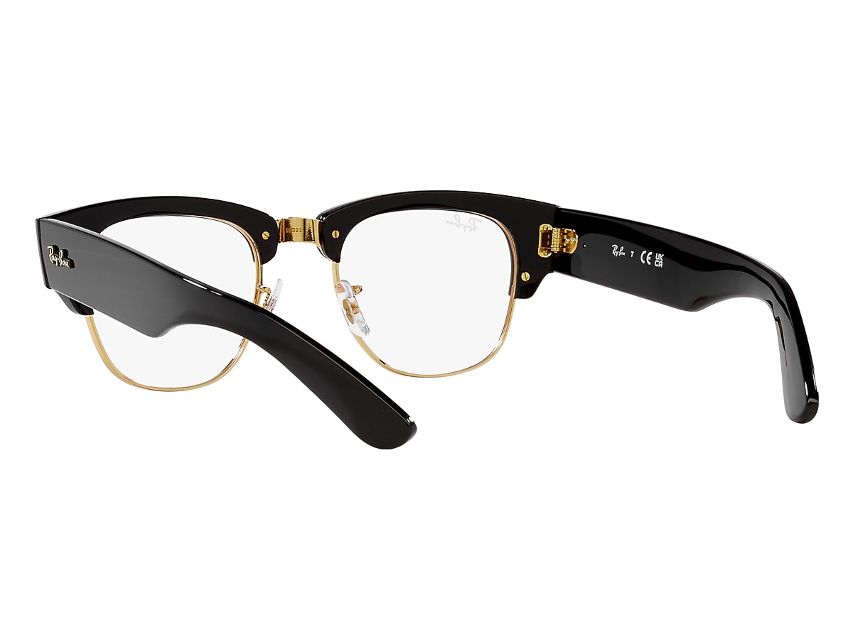 Ray-Ban Black On Gold Eyeglasses Glasses.com® Free Shipping