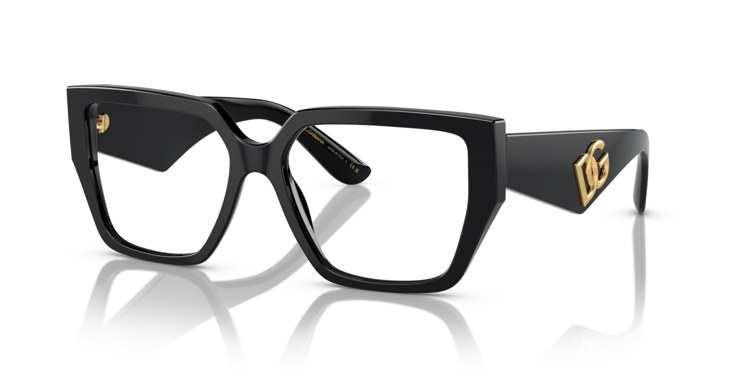 Dolce u0026 Gabbana Black Eyeglasses | Glasses.com® | Free Shipping