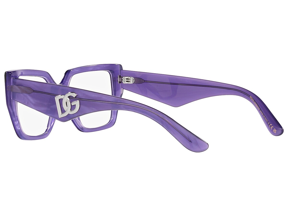 Dolce & Gabbana Fleur Purple Eyeglasses, ®