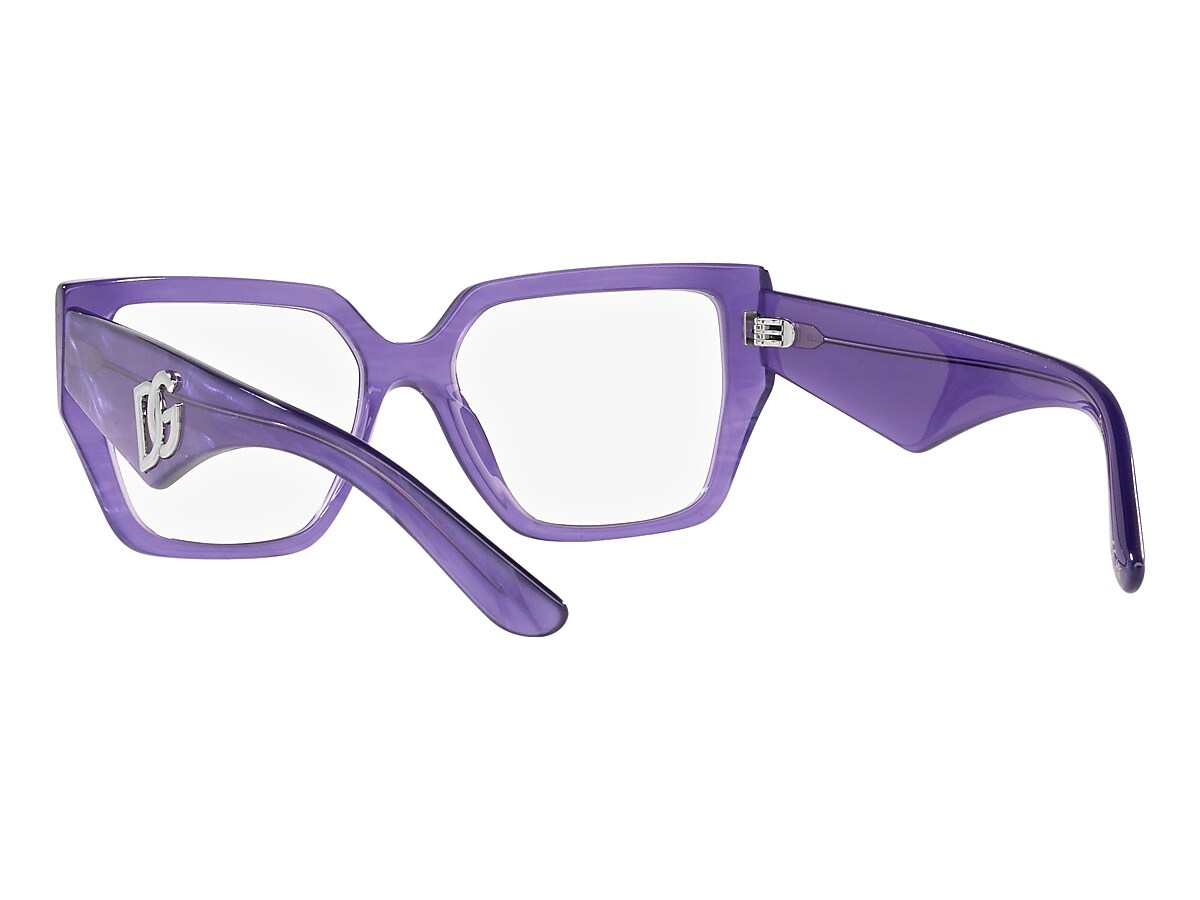 Dolce & Gabbana Fleur Purple Eyeglasses, ®