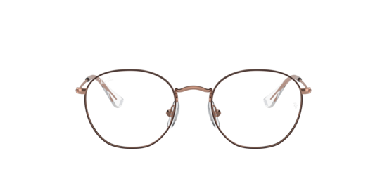 RB9572V Rob Optics Kids Ray-Ban Brown On Rose Gold