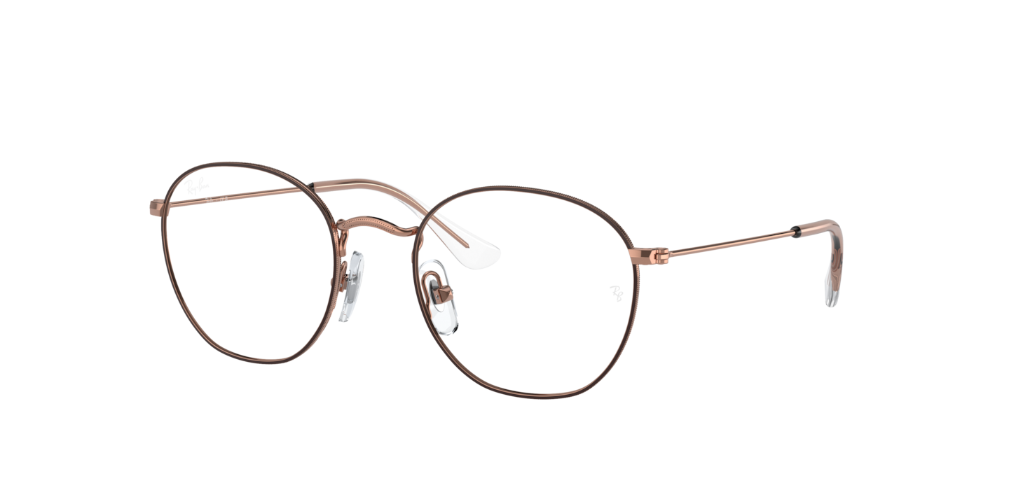 Ray-Ban RB9572V Rob Optics Kids Brown On Rose Gold
