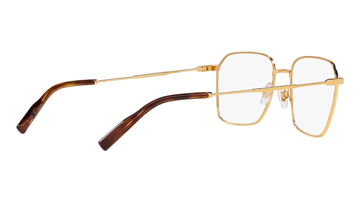 Dolce and gabbana gold frame outlet glasses