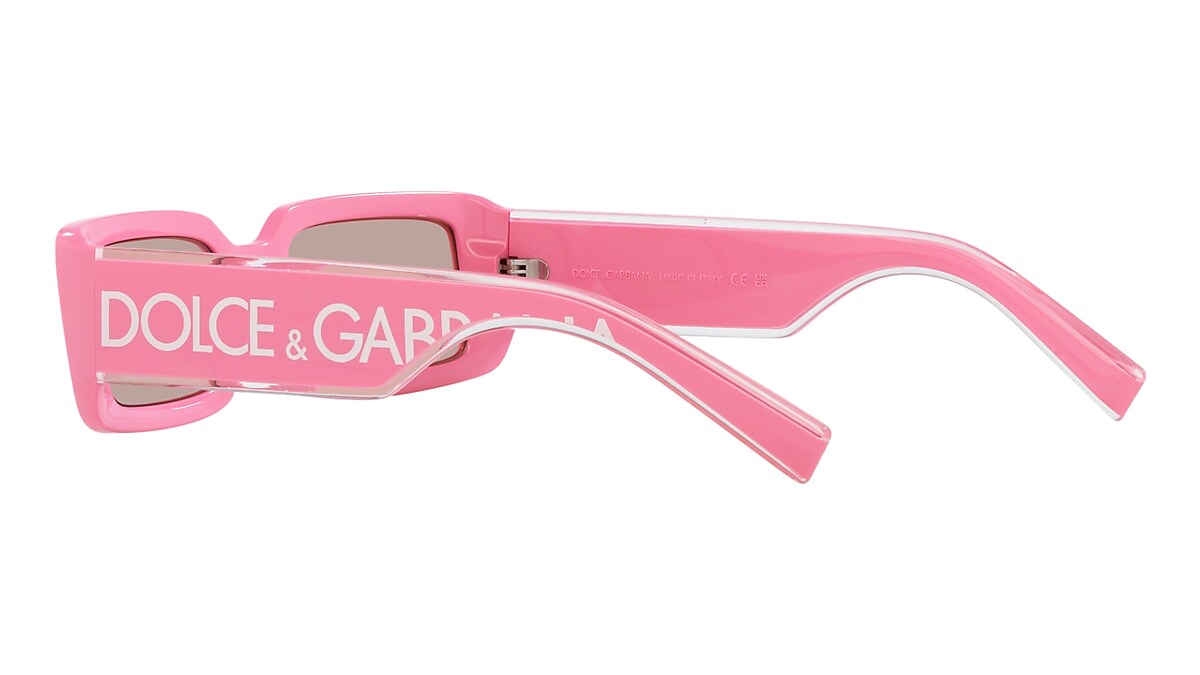 サングラス DOLCE & GABBANA Woman Sunglasses Pink 0DG4446B 343611 New DOLCE & GABBANA DG4446B 343611 Opal Rose/Pink Gradient