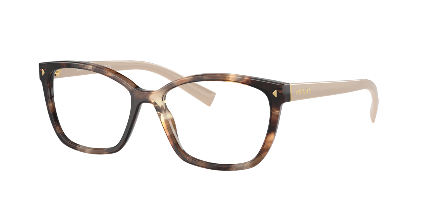 Prada PR 15ZV Caramel Havana Eyeglasses | Glasses.com® | Free Shipping