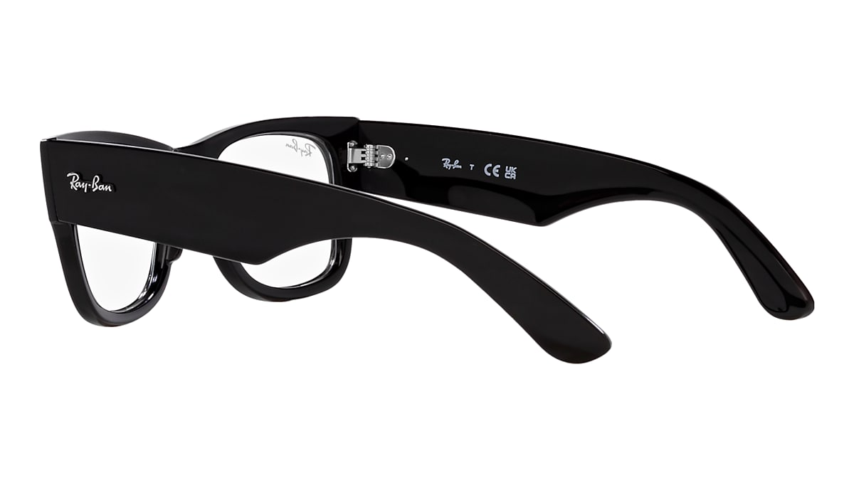 Ray Ban メガウェイファーラー MEGA WAYFARER OPTICS Eyeglasses with Black Frame - RB0840V