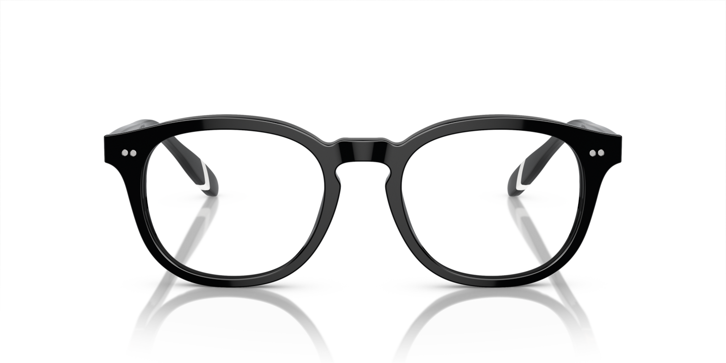 Polo Ralph Lauren Shiny Black Eyeglasses | Glasses.com® | Free 