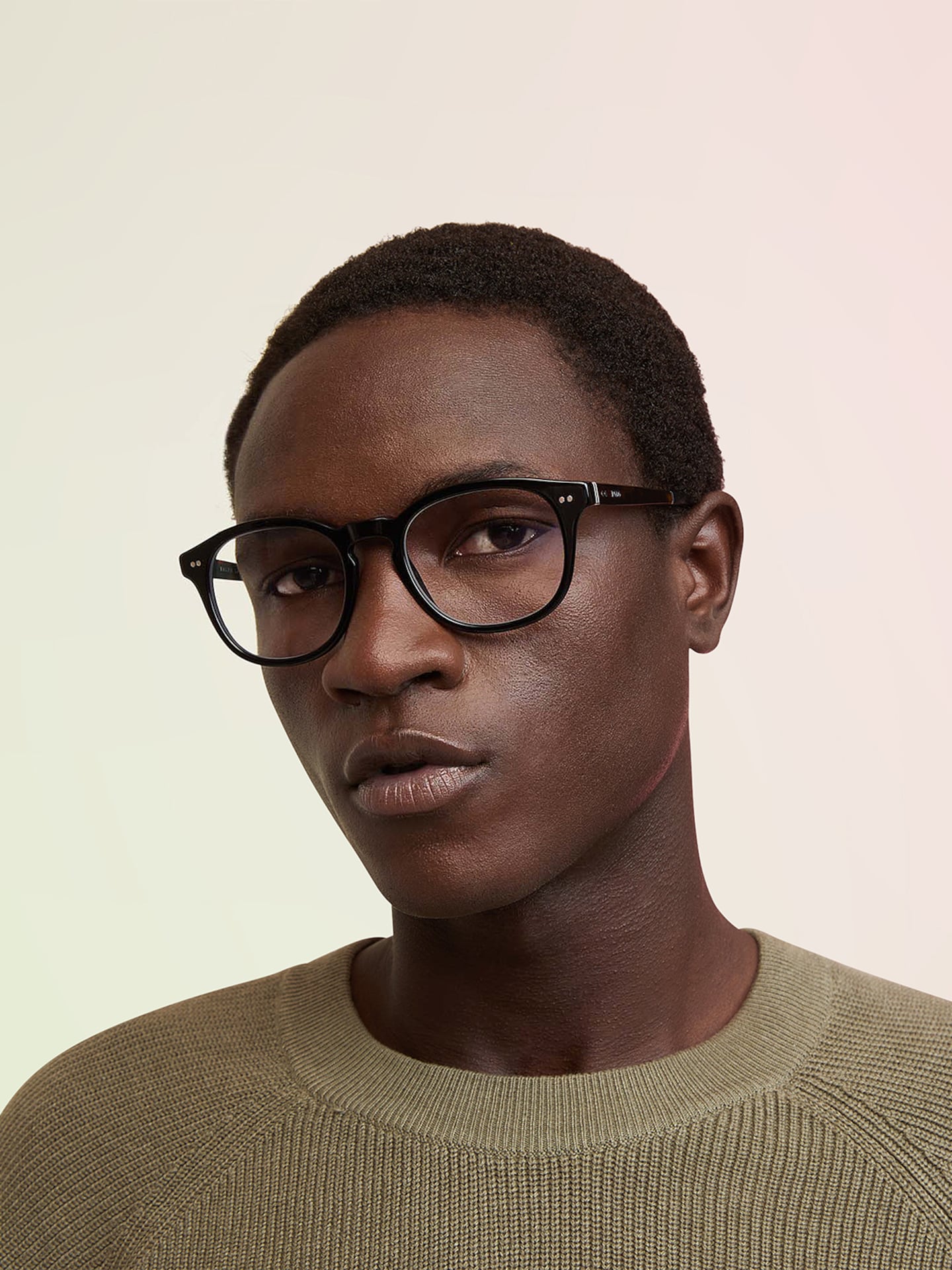 Polo Ralph Lauren Shiny Black Eyeglasses | Glasses.com® | Free 