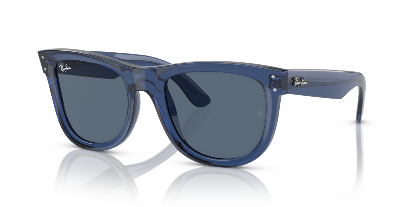 Ray-Ban Transparent Navy Blue Sunglasses | Glasses.com® | Free 