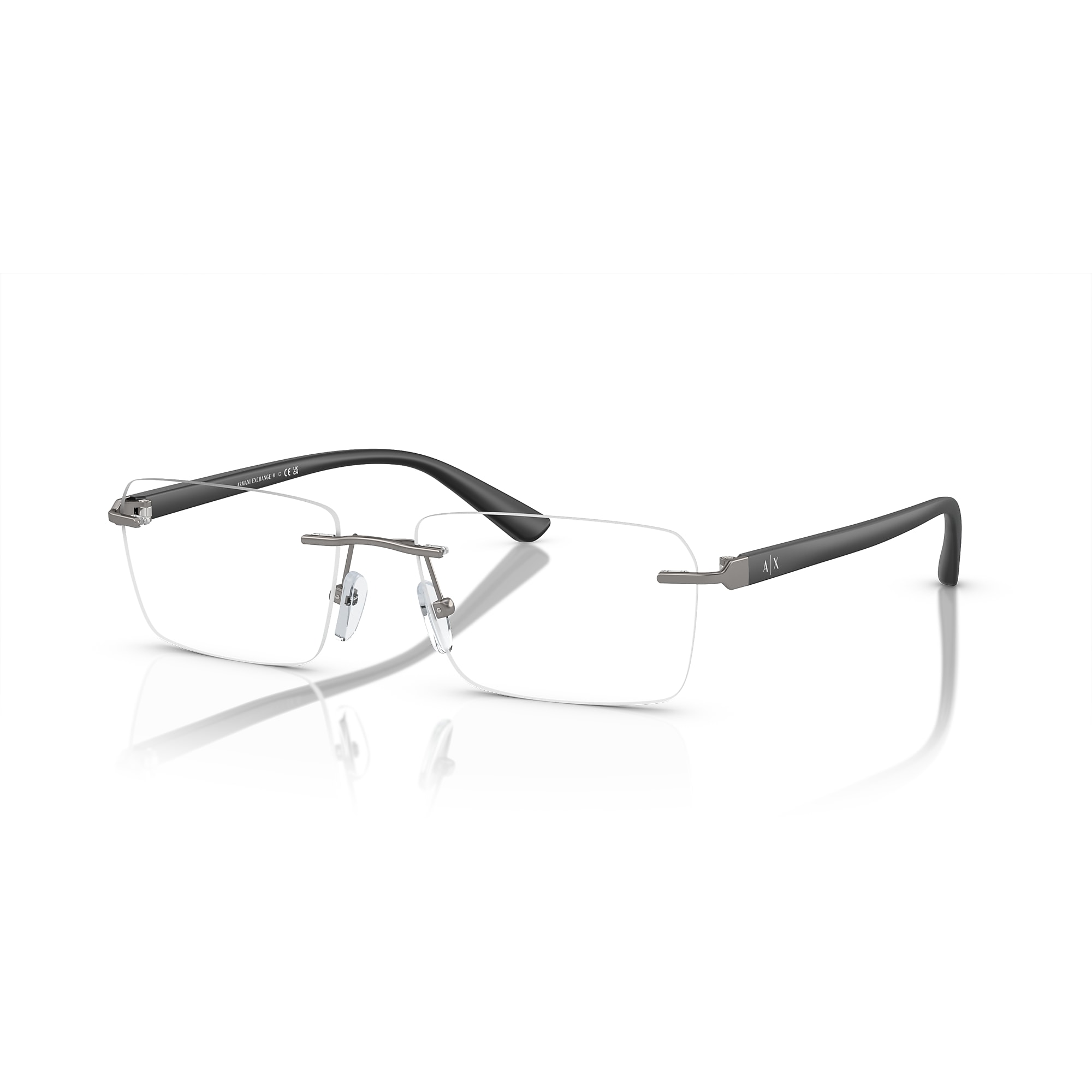 Shops armani rimless eyeglasses