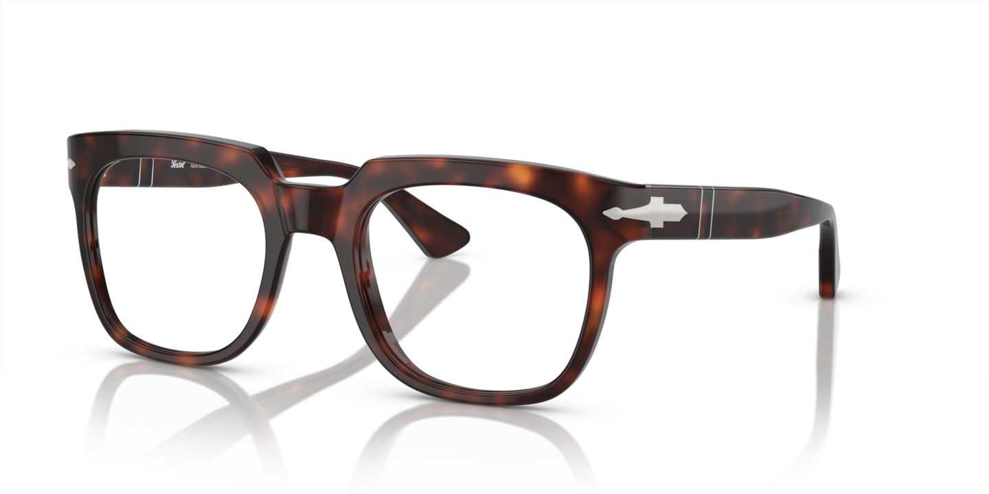 Persol ペルソール メガネフレーム PO3355V 24 ハバナ Persol PO3355V Eyeglasses | FramesDirect.com