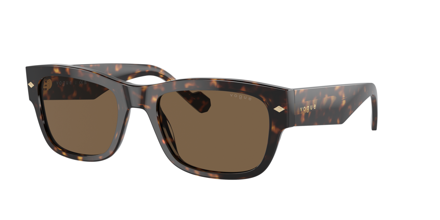 Vogue Eyewear VO5530S Dark Havana Sunglasses | Glasses.com® | Free Shipping