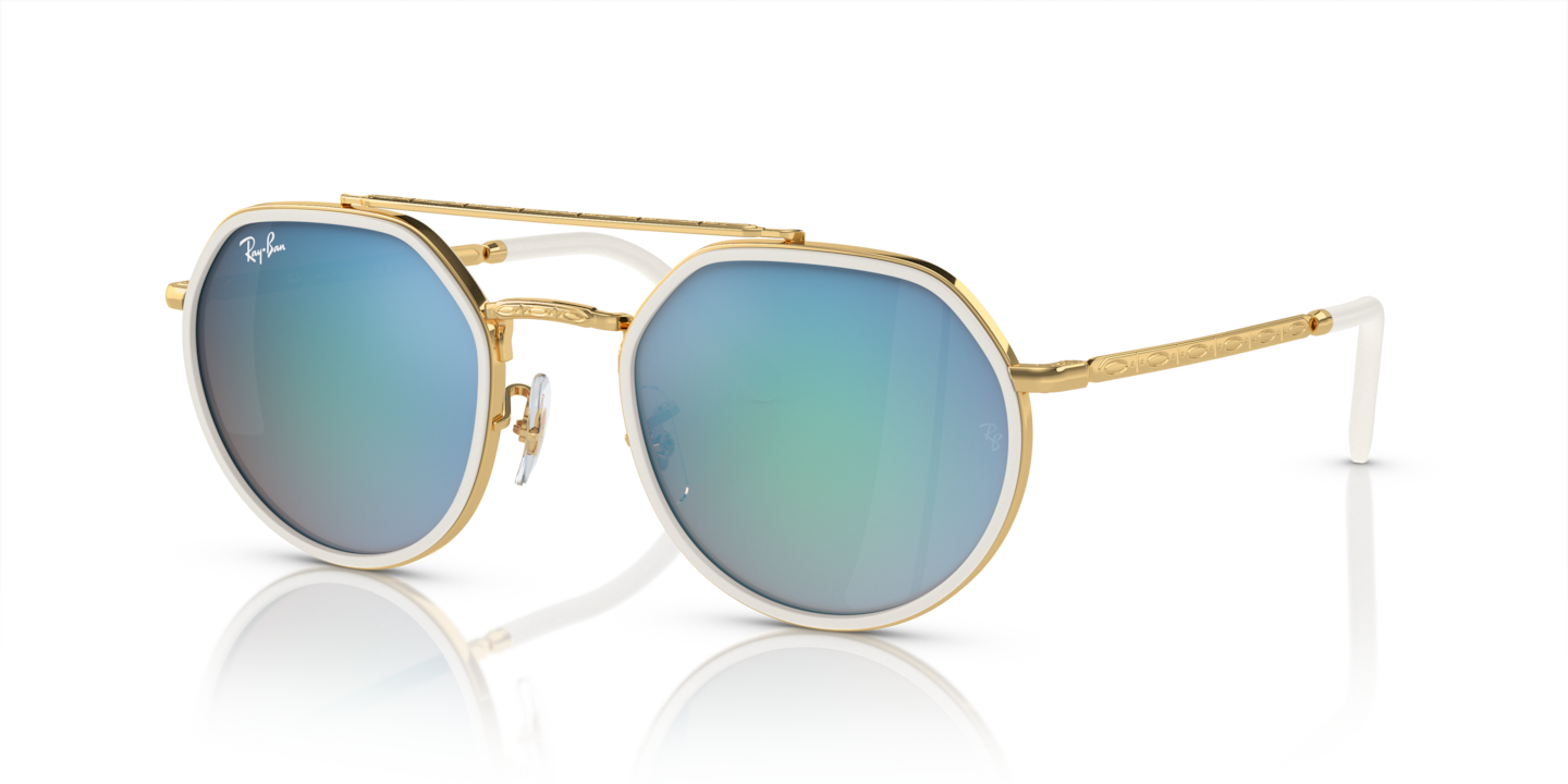Ray-Ban Gold Sunglasses, ®