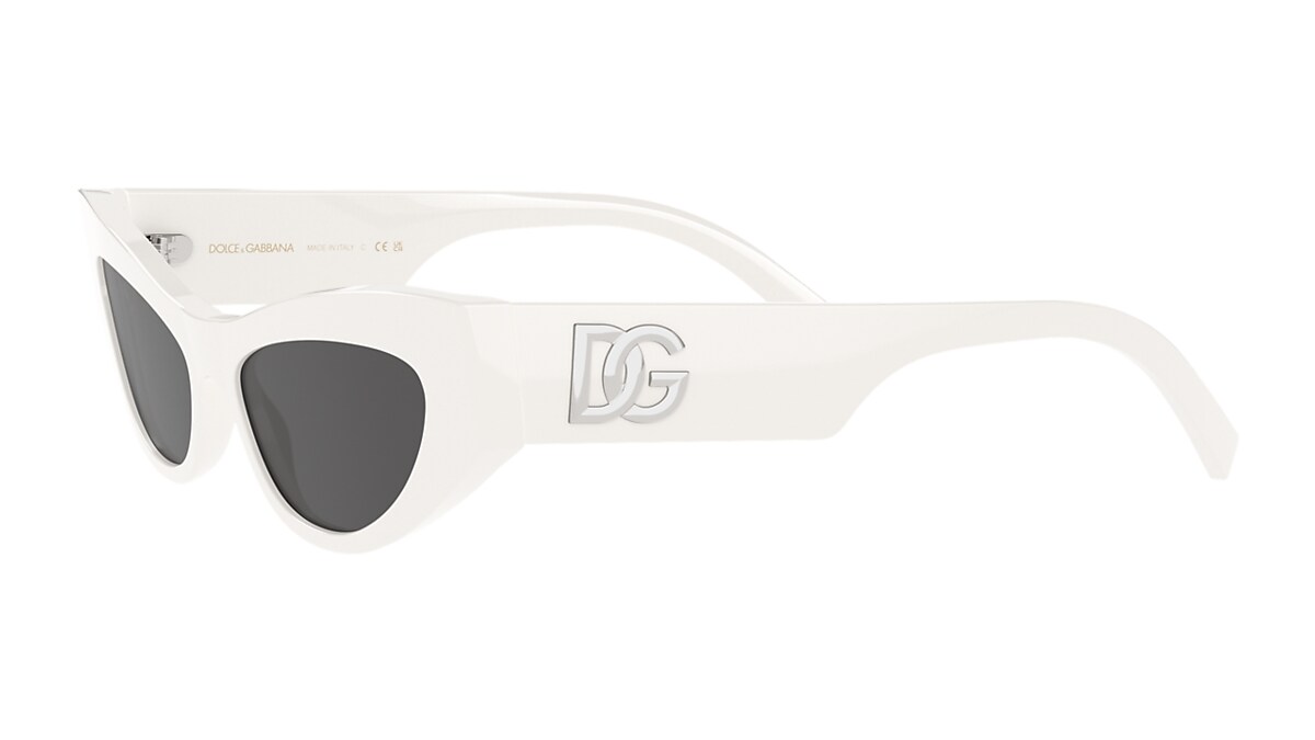 Dolce Gabbana White Sunglasses Glasses Free Shipping
