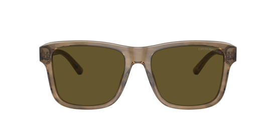 Emporio Armani Shiny Transparent Green Sunglasses