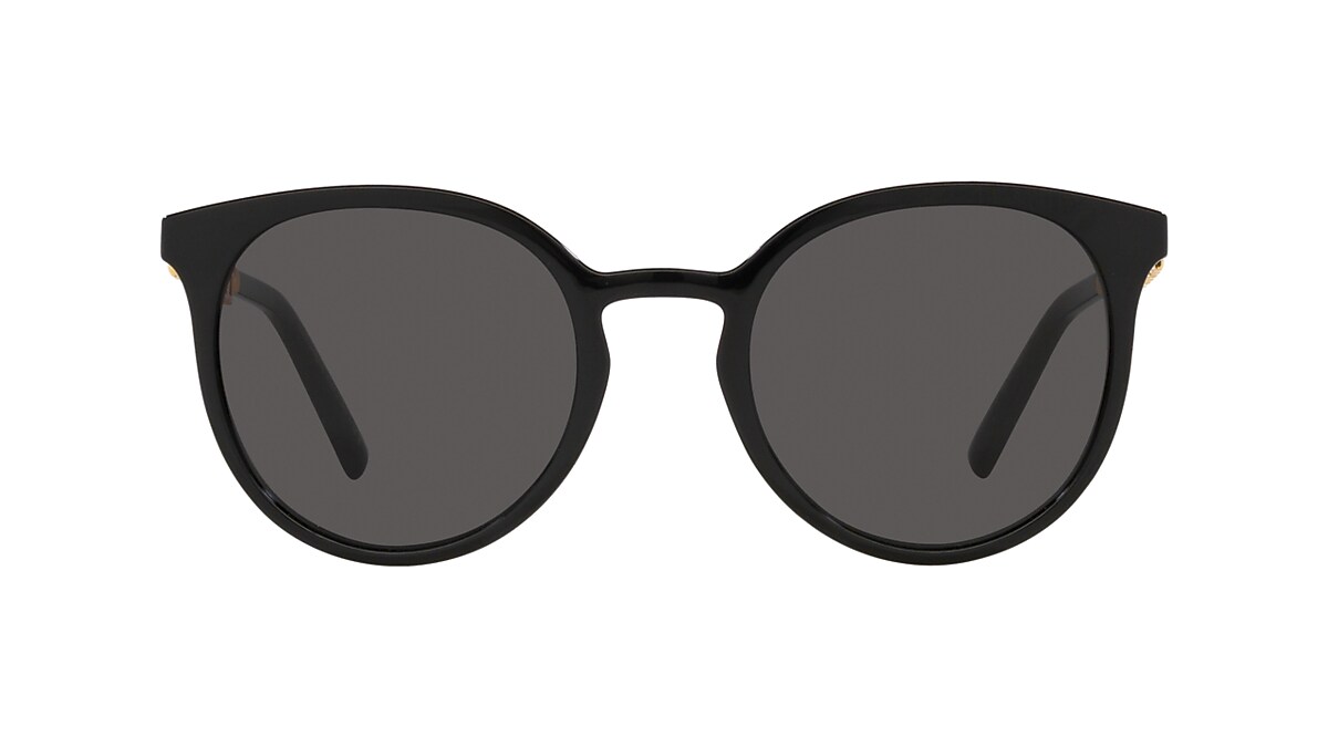 り【新品】DOLCE&GABBANA 2020AW DGピーコート New print sunglasses in Black on zebra for Women