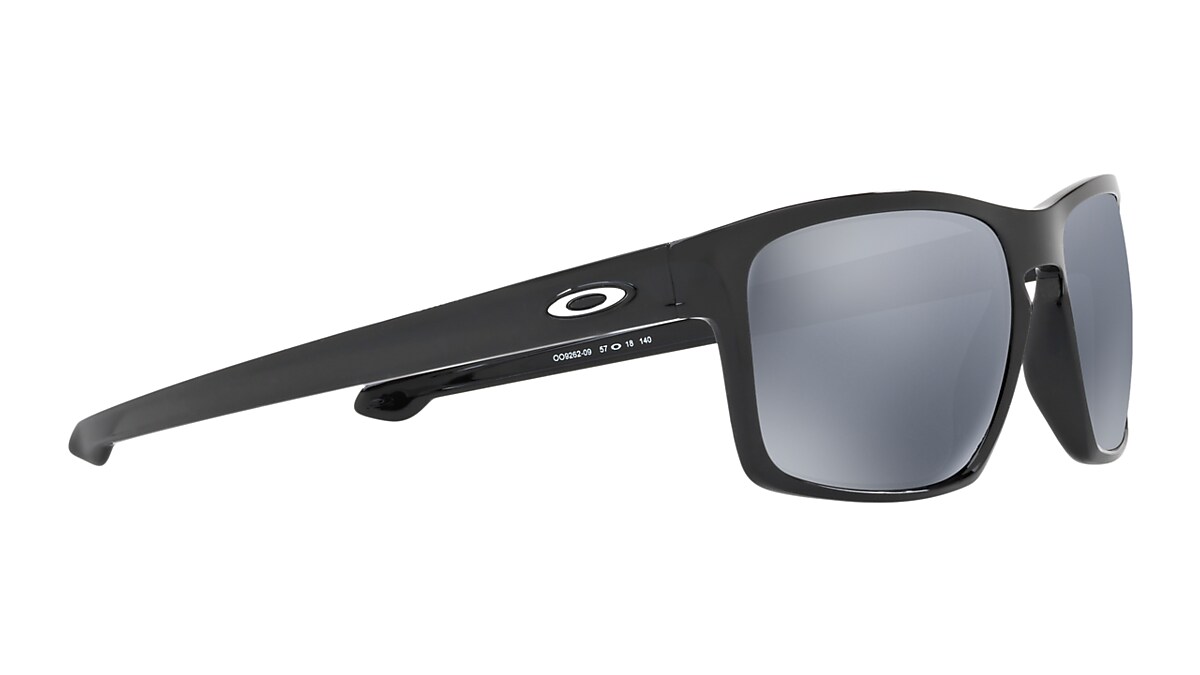 ☆o5-12☆ Oakley Sliver OO9262-04 Square Black Polarized Sunglasses