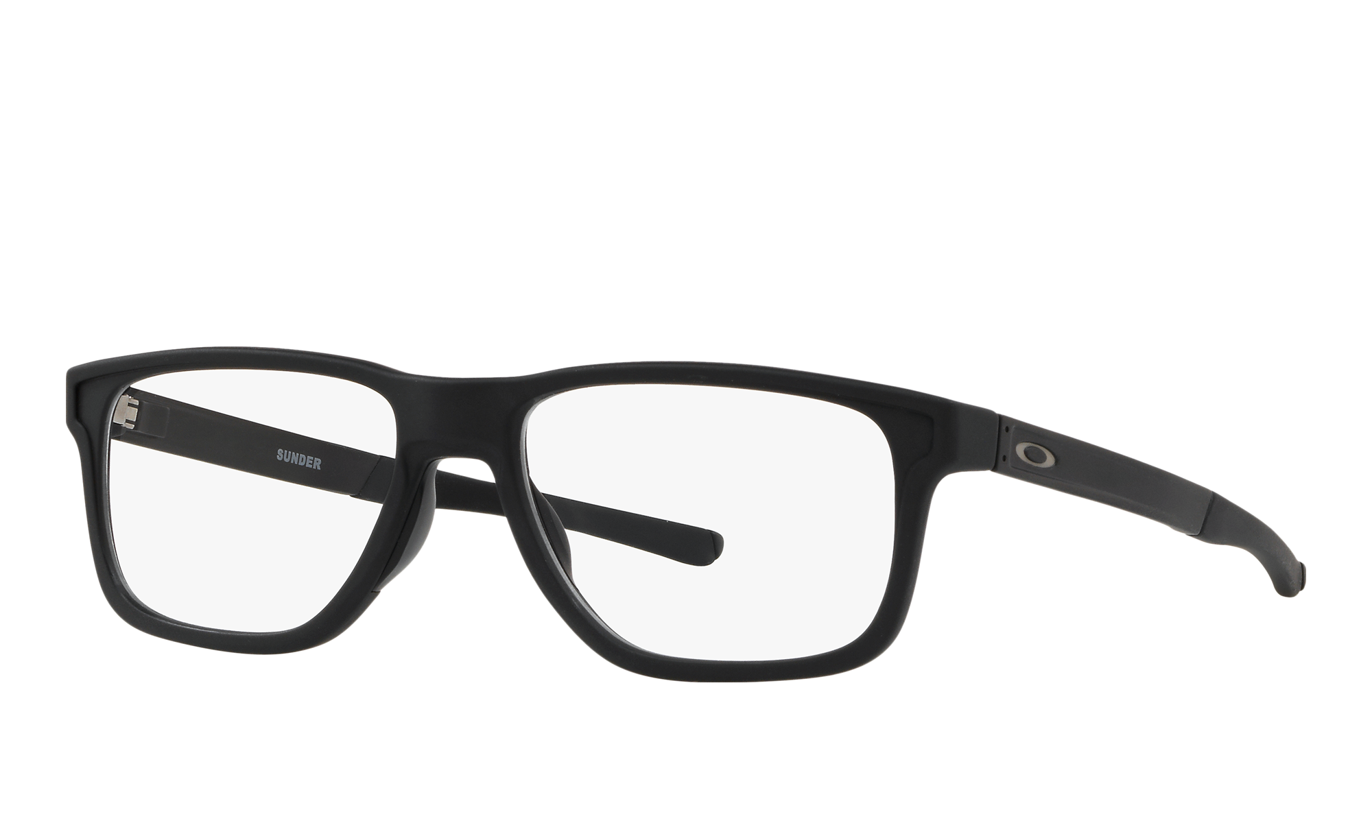 Oakley SUNDER Black Eyeglasses | Glasses.com® | Free Shipping