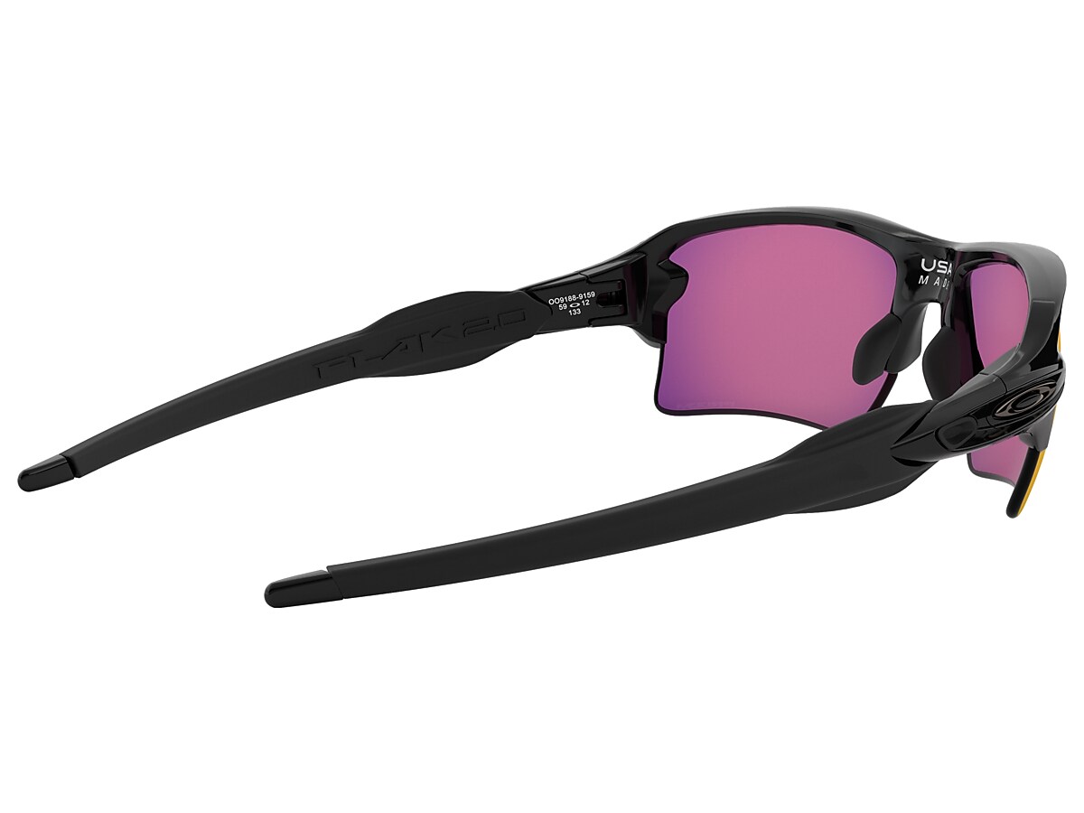オークリー OAKLEY M FLAME PRO GOLF USA Oakley Mens Flak 2.0 XL Polished Black Frame - Prizm Golf