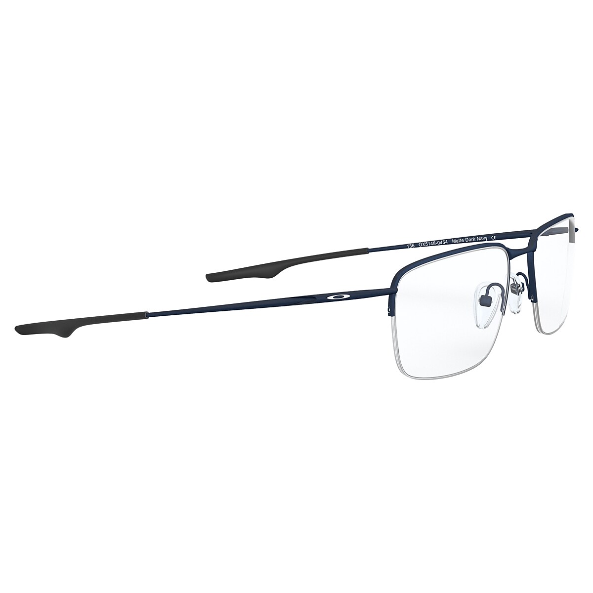 Oakley Matte Dark Navy Eyeglasses | Glasses.com® | Free Shipping