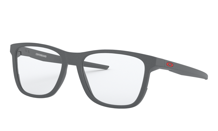 Oakley Satin Light Steel Eyeglasses | Glasses.com® | Free Shipping