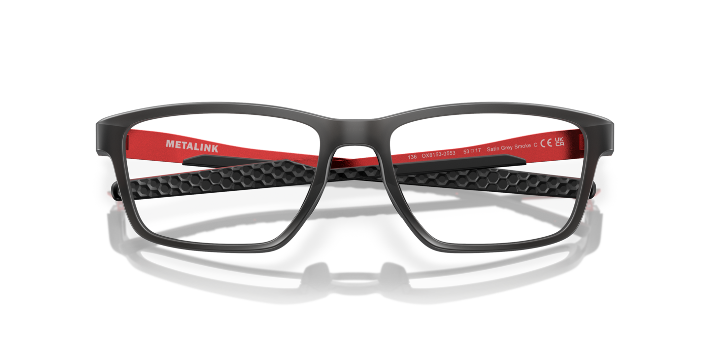 Oakley Satin Grey Smoke Eyeglasses | Glasses.com® | Free Shipping