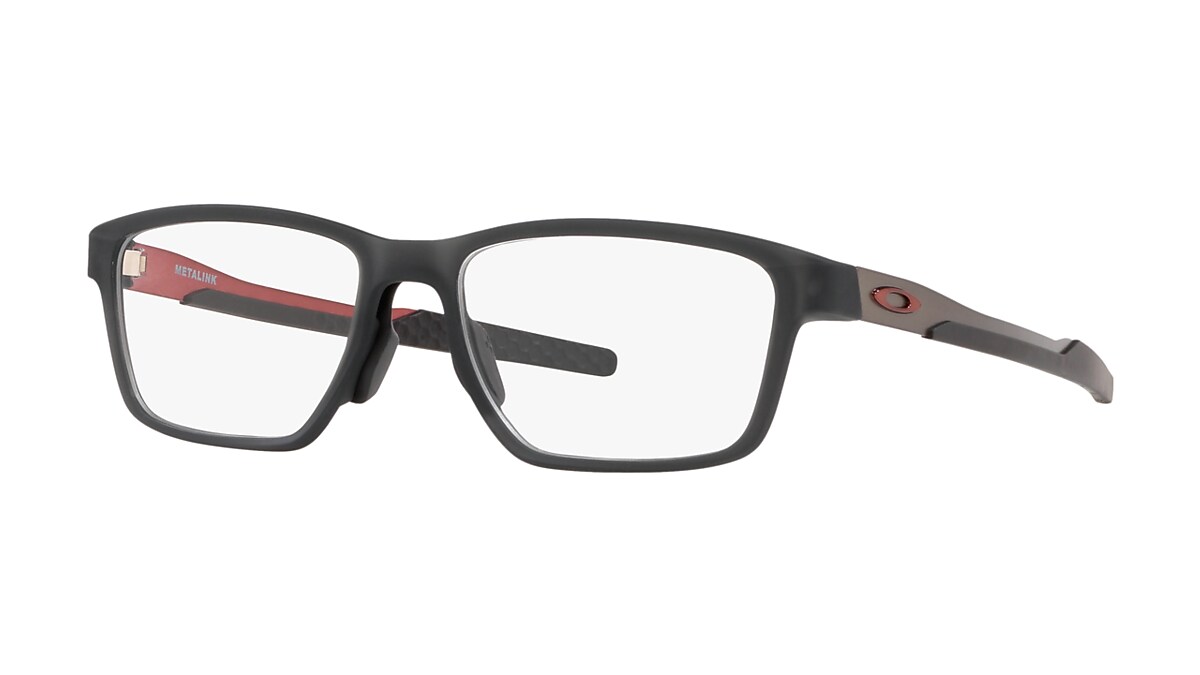 Oakley Satin Grey Smoke Eyeglasses | Glasses.com® | Free Shipping