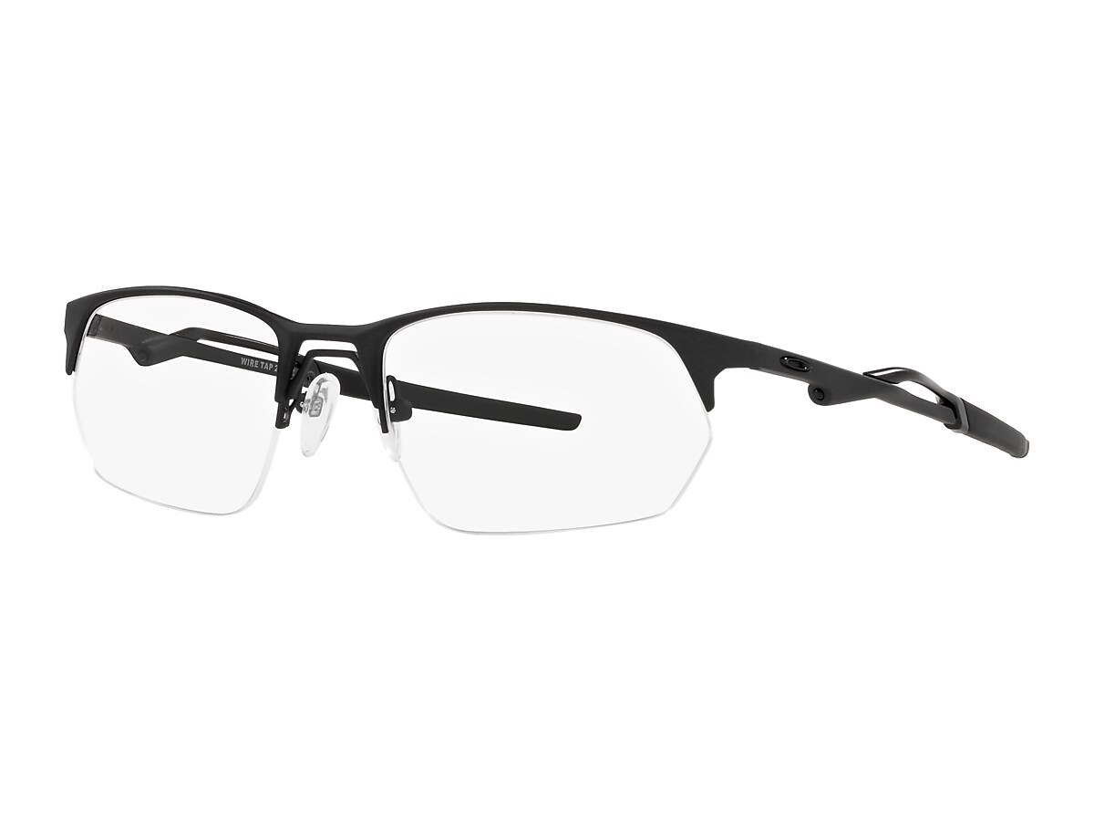 Oakley Satin Light Steel Eyeglasses | Glasses.com® | Free Shipping