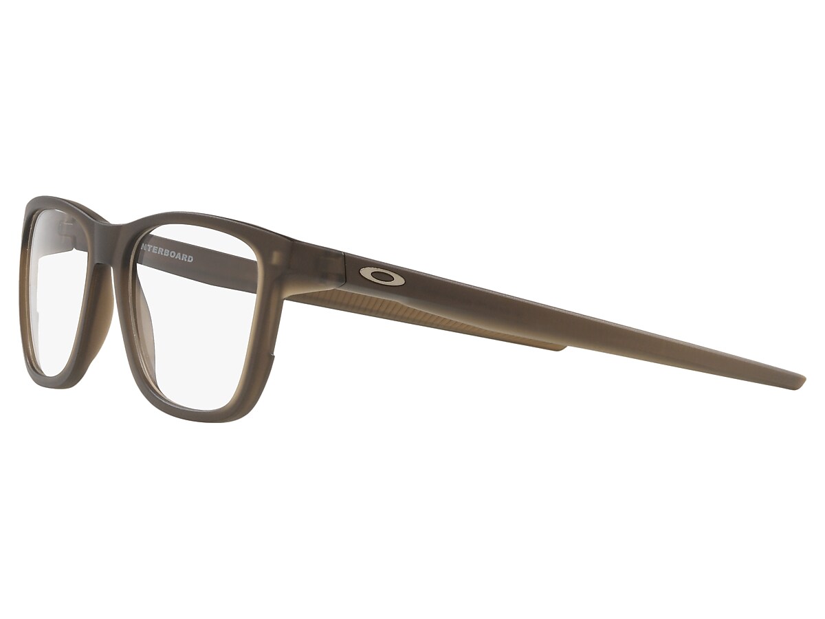 Oakley Satin Brown Smoke Eyeglasses | Glasses.com® | Free Shipping