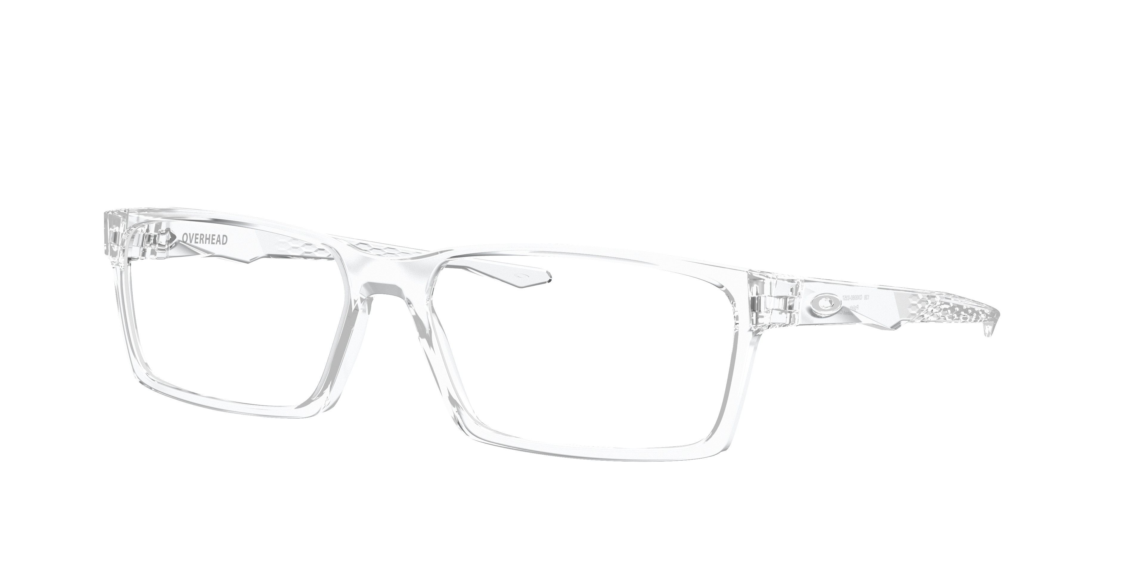 Oakley OX8060 Overhead Polished Clear Eyeglasses Free