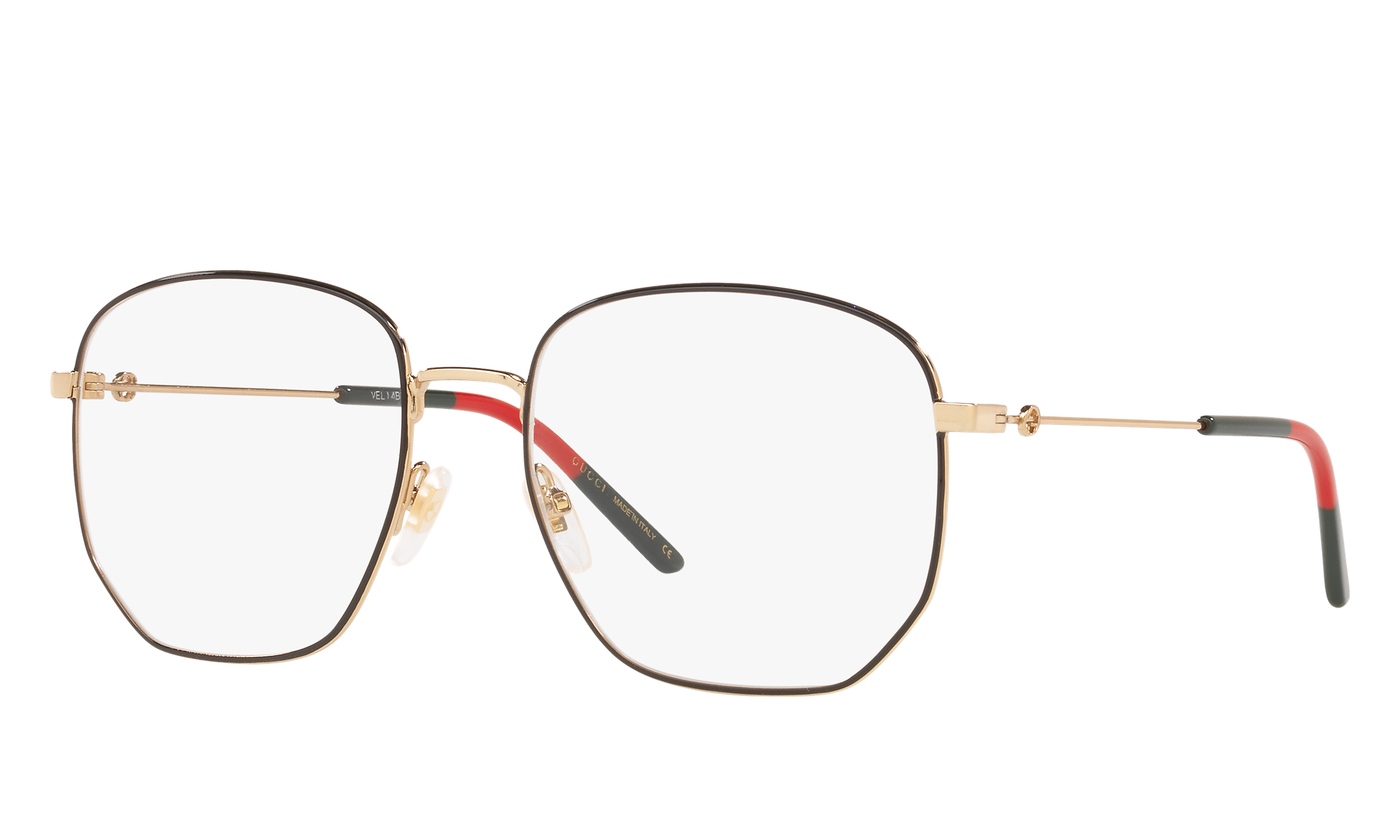 Gucci Gg0396o Gold Eyeglasses ® Free Shipping