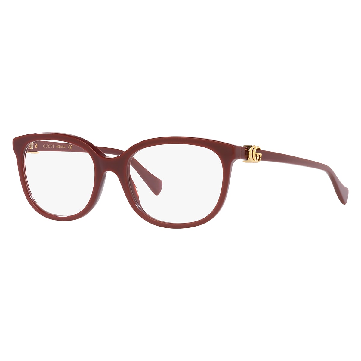 Gucci burgundy hot sale eyeglasses