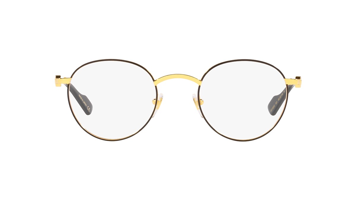 Gucci Light Gold Eyeglasses | Glasses.com® | Free Shipping