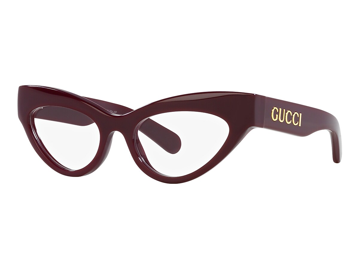 Gucci red 2024 eyeglass frames