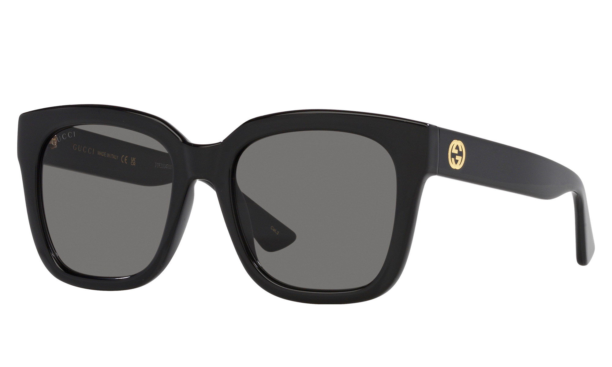 Gold-monogram square sunglasses | Gucci | | Simons