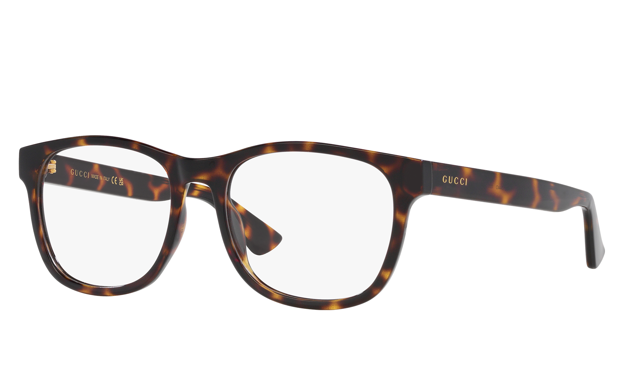 Gucci GG1344O Tortoise Matte Eyeglasses | Glasses.com® | Free Shipping