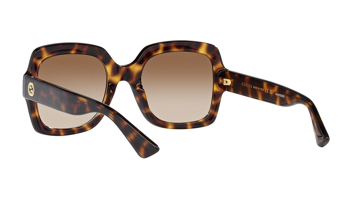 サングラス GUCCI Gucci - GG1337S - 003 Gucci GG1337S M (54 - 22) with Brown lenses and Tortoise