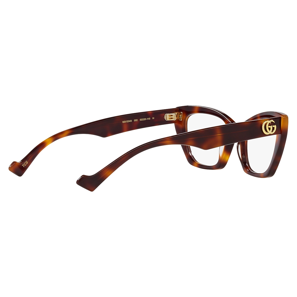 【関税＆送料込み】Gucci Gg1334O Linea Emblem Eyeglasses Eyeglasses Gucci GG1334O | Free Shipping | Glasses.com®