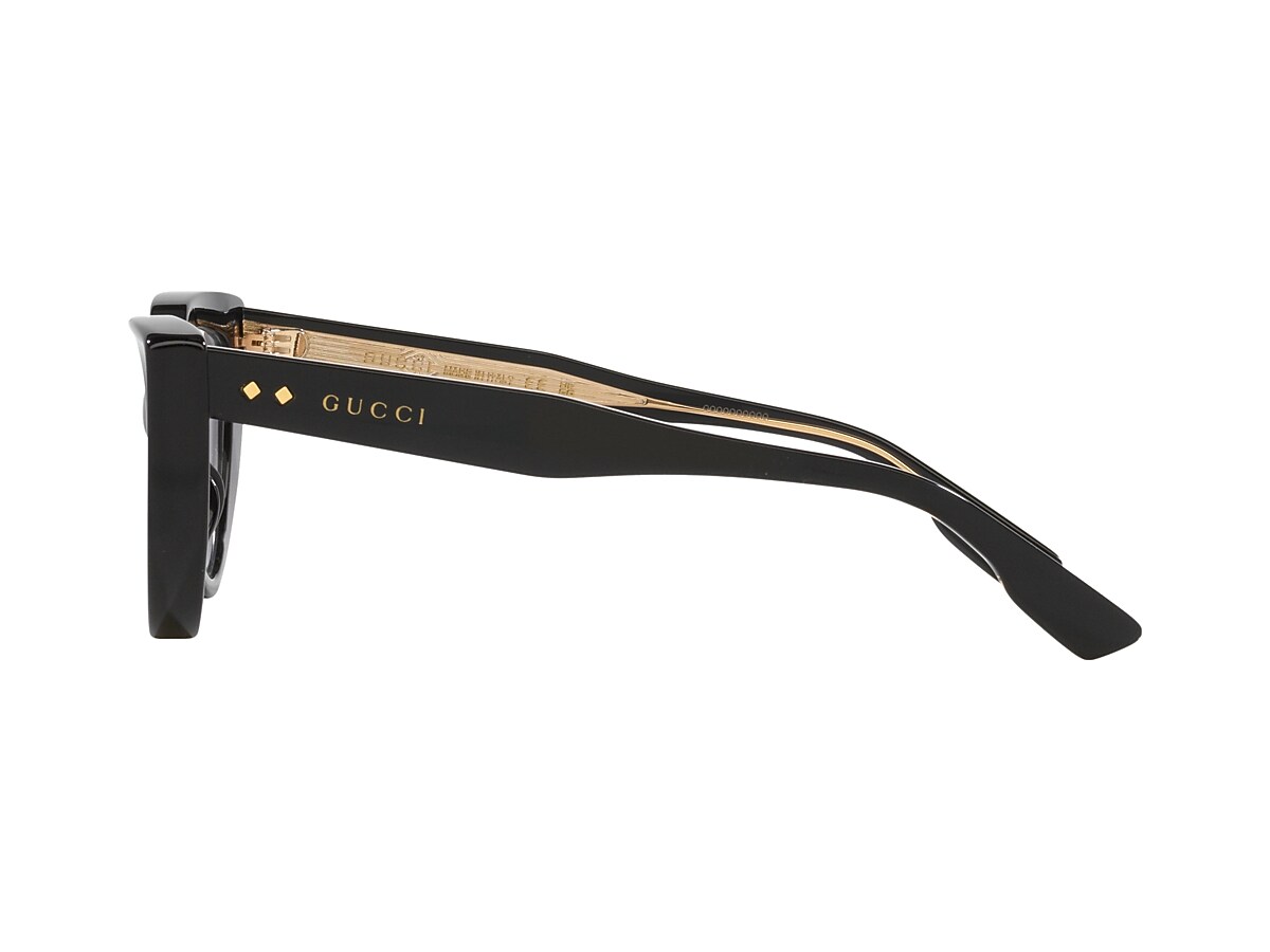 メガネ GUCCI Gucci - GG1530O - 001 BLACK BLACK TRANSPARE Eyeglasses Gucci GG1530O | Free Shipping | Glasses.com®