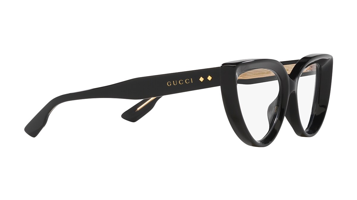 メガネ GUCCI Gucci - GG0030O - 009 black black transpare GG0302O Eyeglasses - Gucci Authorized Retailer | coolframes